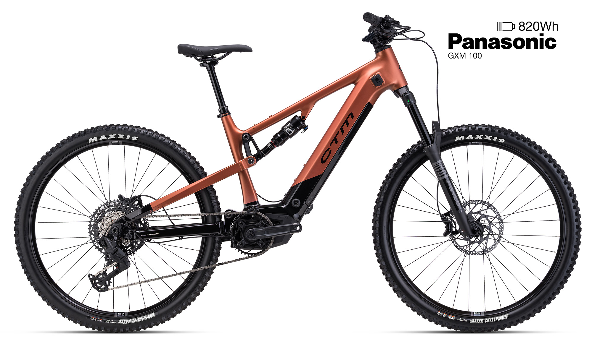 !!! JEŠTĚ VÍCE VÝKONU !!!-CTM-AREON GX Pro-RÁM16",17",18",19"-(MOT.PANASONIC GXM100 -100Nm)-(BAT.BMZ V10 820Wh / 36V / 22,8Ah)-BRZY NA PRODEJNĚ+ DOVÝBAVA ZA 5000Kč ZDARMA !!!