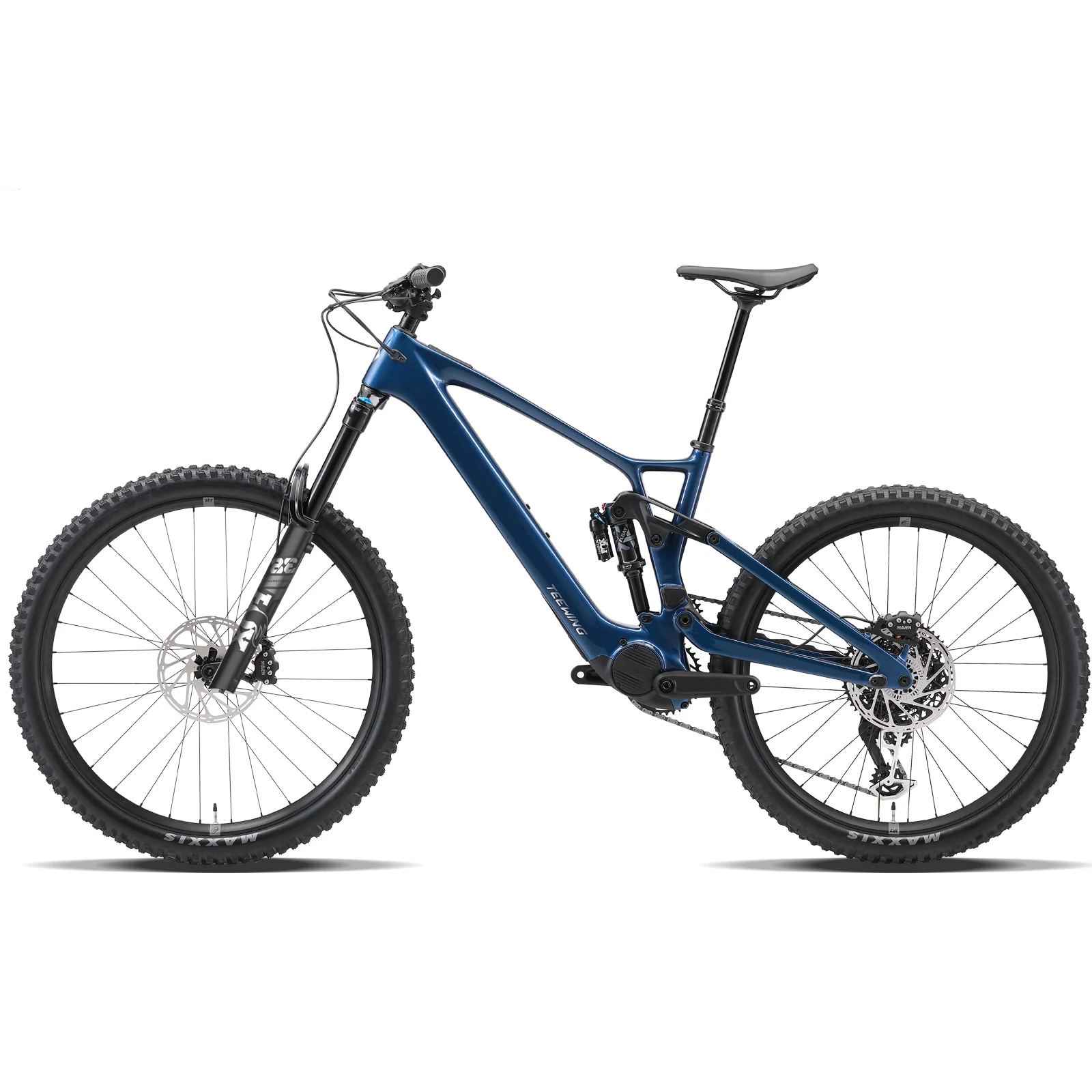 !!! NEJSILNĚJŠÍ MOTOR NA SVĚTOVÉM TRHU+DOBITÍ BATERIE-2HOD. !!! TEEWING-Flux One A Cosmic Blue-RÁM CARBON-VEL.M,L,XL-(MOT.DJI-Avinox M1 Drive Unit: 120Nm-1000W)-(BAT.23Ah-800Wh)-BRZY NA PRODEJNĚ+DOVÝBAVA KE KOLU ZDARMA !!! - Obrázek 2