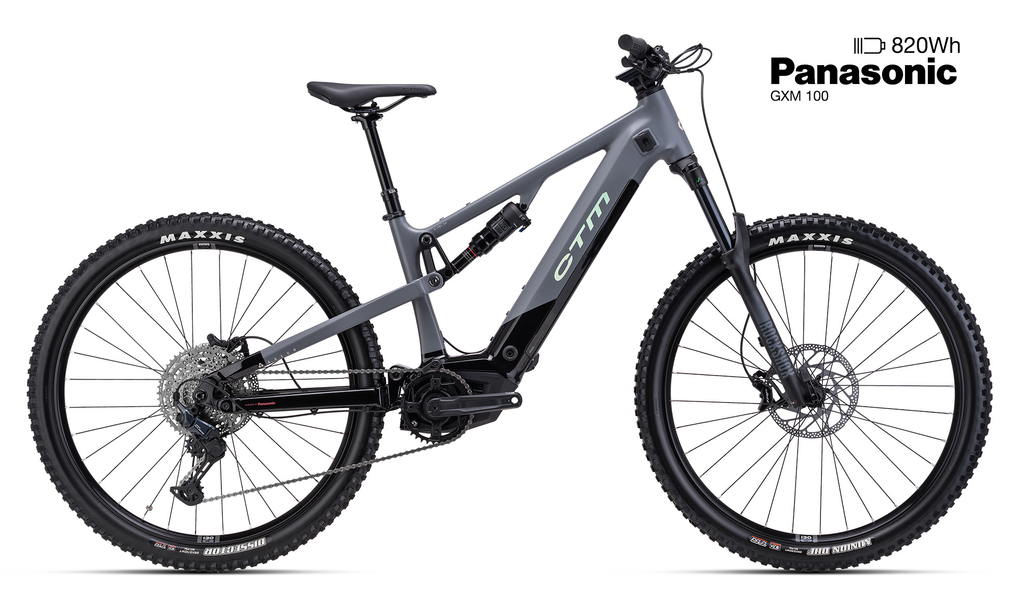 (ZÁRUKA OD 15.4 2027)-CTM-AREON GX Xpert-RÁM-17",19"-(MOT.PANASONIC GXM100 / 100Nm)-(BAT.BMZ V10 820Wh / 36V / 22,8Ah)-NA PRODEJNĚ-MOŽNO VYZKOUŠET(TEST.OKRUH) !!!