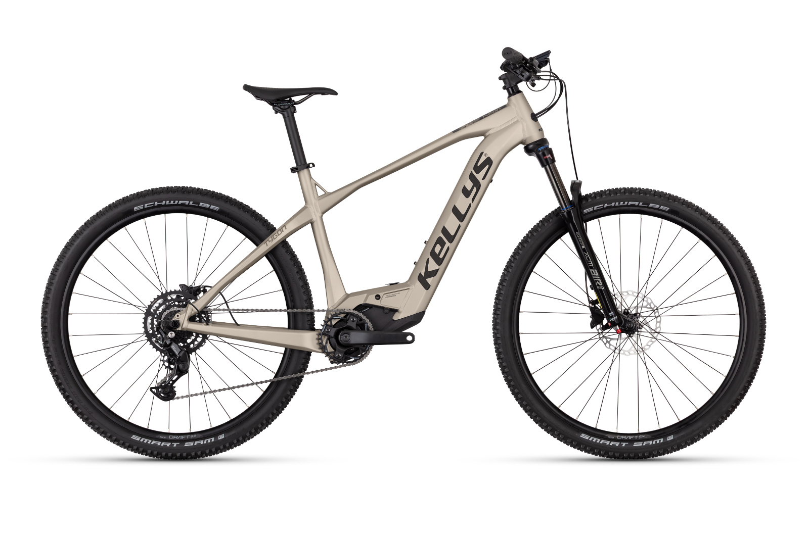 (ZÁRUKA PRODLOUŽENA OD 15.4 2027)-KELLYS Tygon RS10 P Mocha Grey-M,L,XL-RÁM-(MOT. PANASONIC GXM, max torque 100 Nm)-(BAT.KELLYS K2 AMXXPRO CARBON 725 Wh )-NA PRODEJNĚ-MOŽNO VYZKOUŠET !!!
